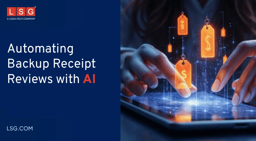 AI-powered backup receipt review for legal invoices and billing compliance.